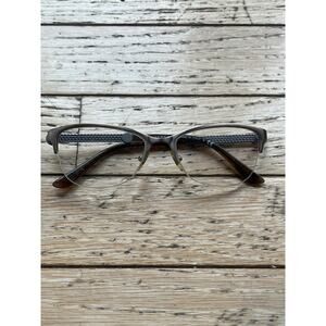 VERSACE 1228 1361 Brushed Copper 53¤17 140 Half Rim Eyeglasses "Frames Only"